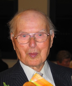 Hans Jöhren an seinem 100. Geburtstag